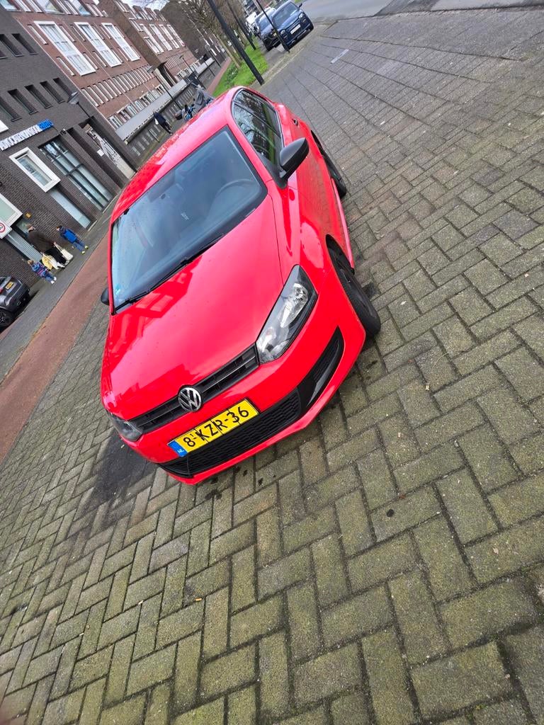 Volkswagen Polo 1.2 6V 44KW 5D My2009 2009 Rood, Auto's, Voorwielaandrijving, 967 kg, 40 €/maand, 1198 cc