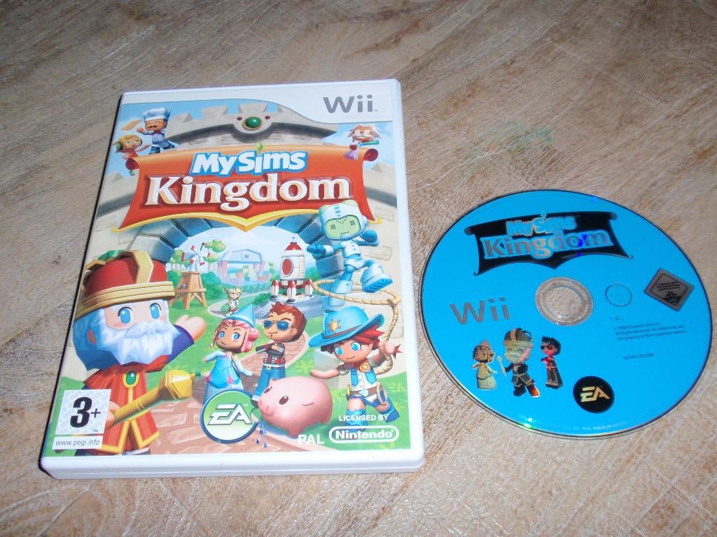 Nintendo Wii Spel My Sims Kingdom, 1 speler, Ophalen of Verzenden, Zo goed als nieuw, Eén computer