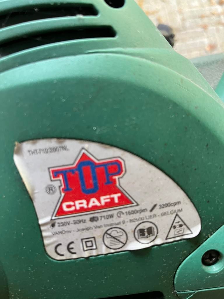 TOPCRAFT heggensnoeier/maaier, Ophalen of Verzenden, Gebruikt, Elektrisch