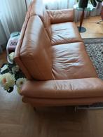 2x leer 2 zits bank, Ophalen of Verzenden, 75 tot 100 cm, Tweepersoons, Leer