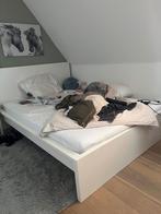 Ikea Malm bed incl. matras, Ophalen, Wit, Tweepersoons, 140 cm