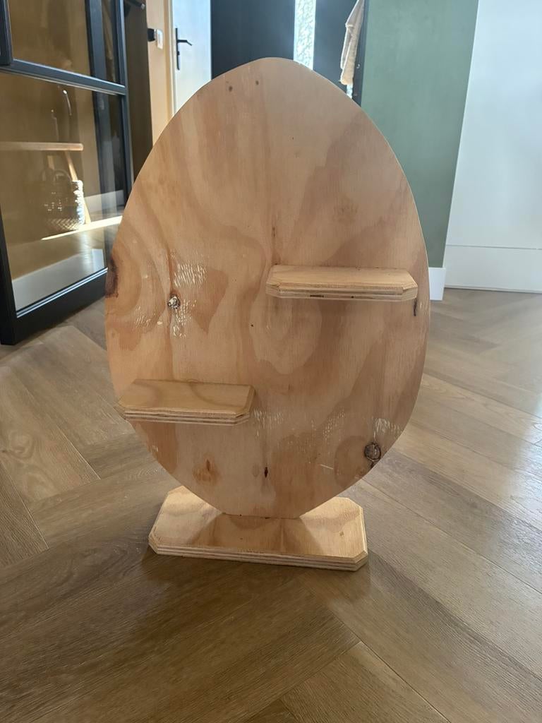 Houten paasei 60cm, Ophalen, Zo goed als nieuw