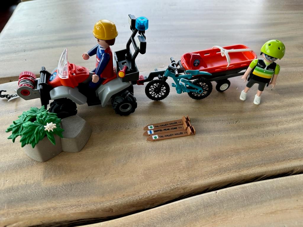 Playmobil 70662 Mountain Biker Rescue, Ophalen of Verzenden, Gebruikt, Los playmobil