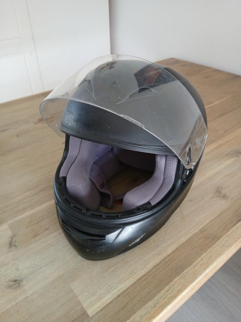 Zwarte Integraalhelm FG-15 Maat S (56) - Zonder Zonnevizier, Overige merken, Ophalen of Verzenden, Integraalhelm, S