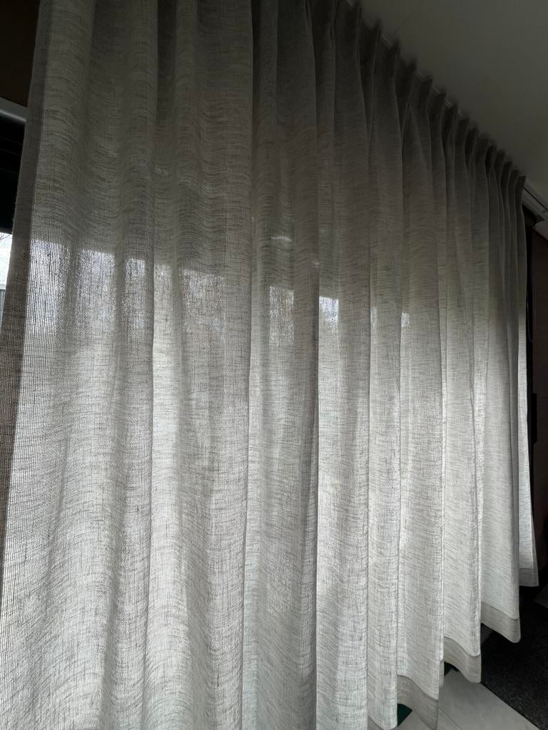 Eiffinger in-between gordijn set 228x440, 200 cm of meer, Ophalen of Verzenden, Zo goed als nieuw, 200 cm of meer