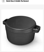 The Bastard Dutch Oven & Griddle - Nieuw, Ophalen of Verzenden, Nieuw, Gietijzer, Koekenpan of Braadpan