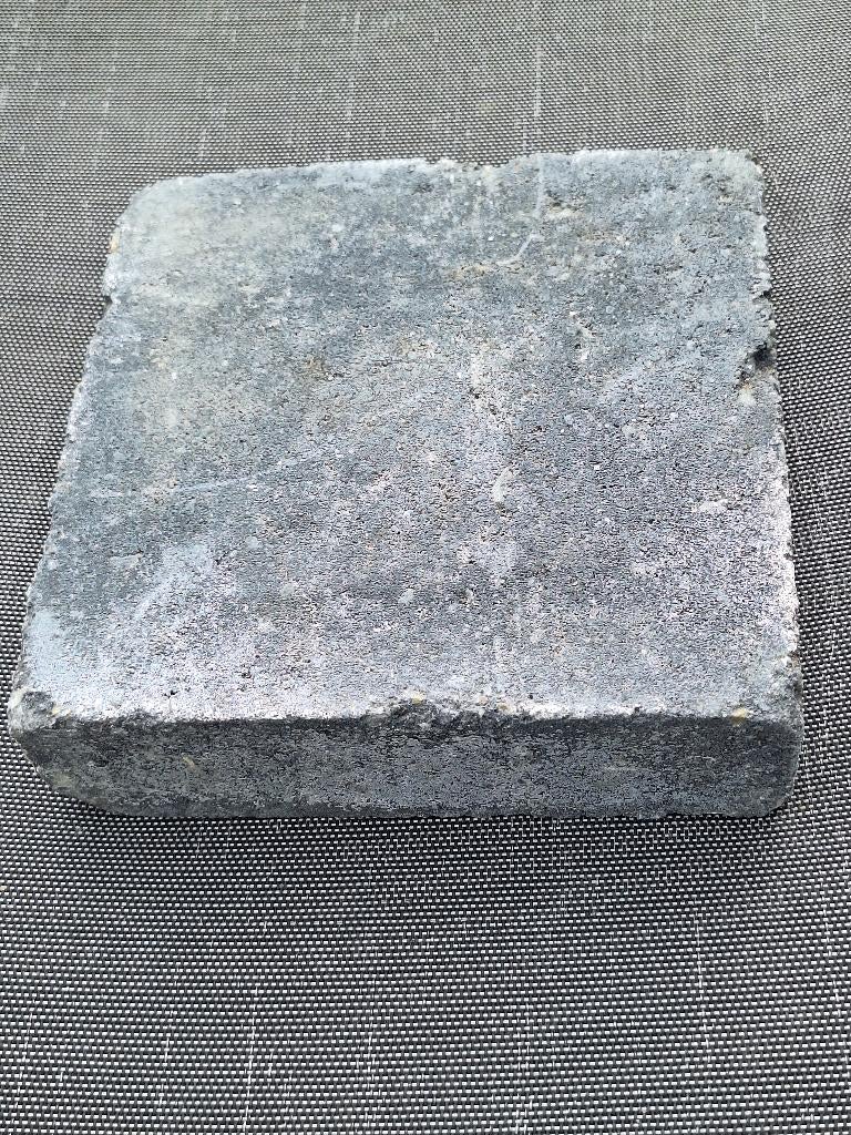 Gratis af te halen 40m2 grijze cobblestones 20x20x6cm, Ophalen, Gebruikt, 10 m² of meer, Beton