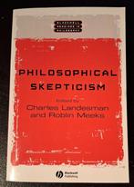 Philosophical Skepticism - Landesman & Meeks NIEUW, Nieuw, Ophalen of Verzenden, Landesman & Meeks, Logica of Wetenschapsfilosofie