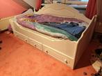 Wit Kajuitbed met 3 Lades - 90x200cm Matrasmaat, Ophalen, 90 cm, Eenpersoons, Wit