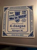 Vierdaagse 2022 tegel, Verzamelen, Militaria | Algemeen, Ophalen of Verzenden, Landmacht, Nederland