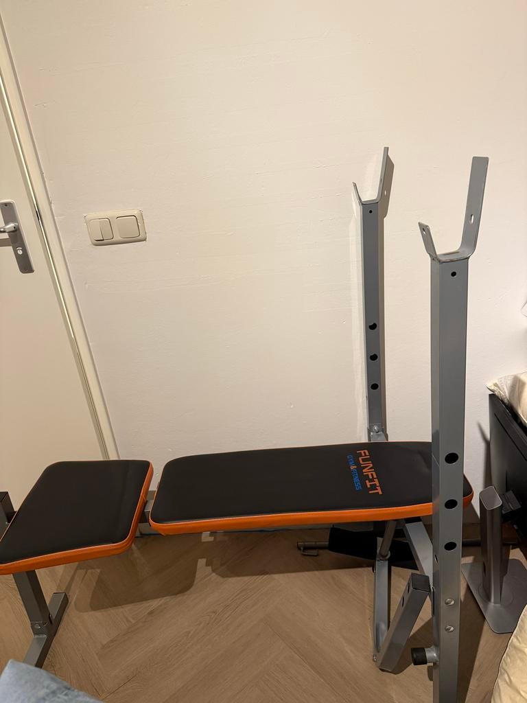 Home fitness set zie omschrijving., Ophalen, Gebruikt, Krachtstation, Armen