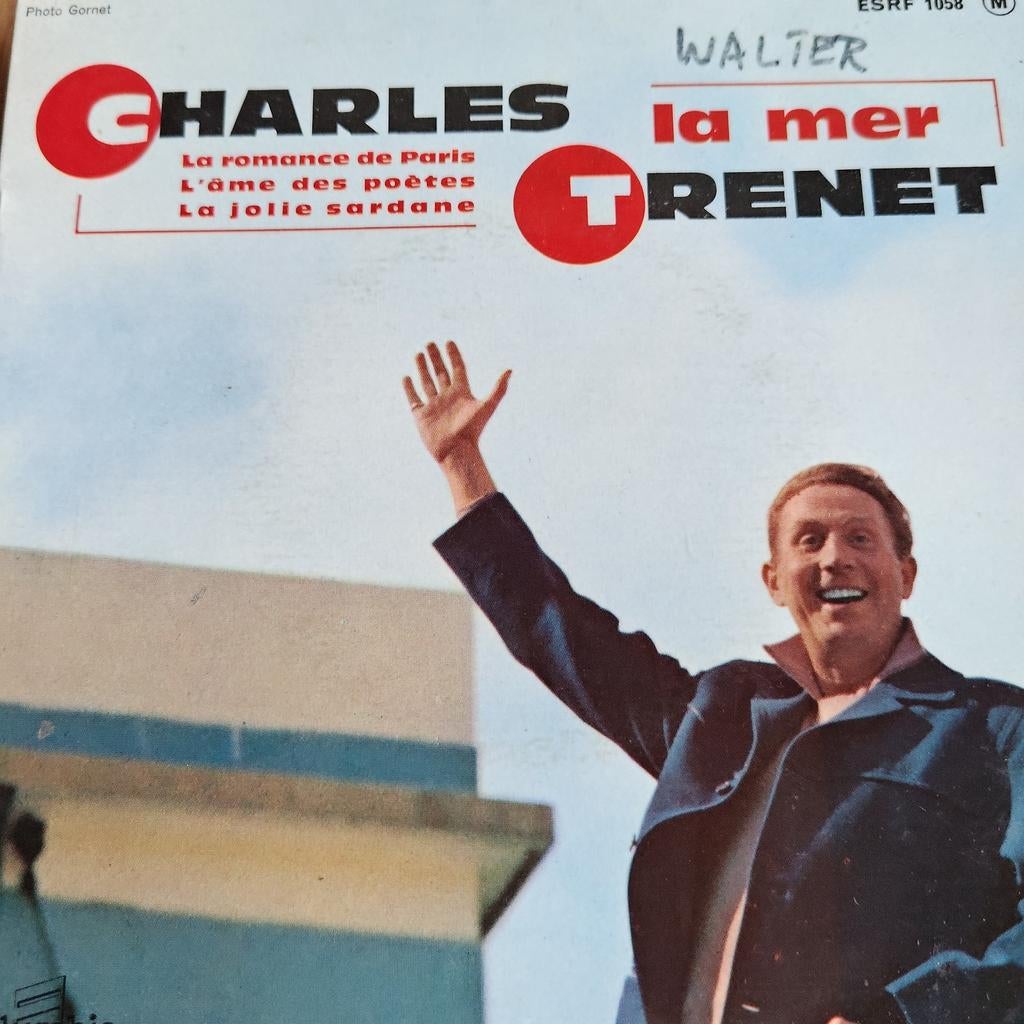 Charles Trenet - La Mer (Vinyl Single), Ophalen of Verzenden, Gebruikt, 7 inch