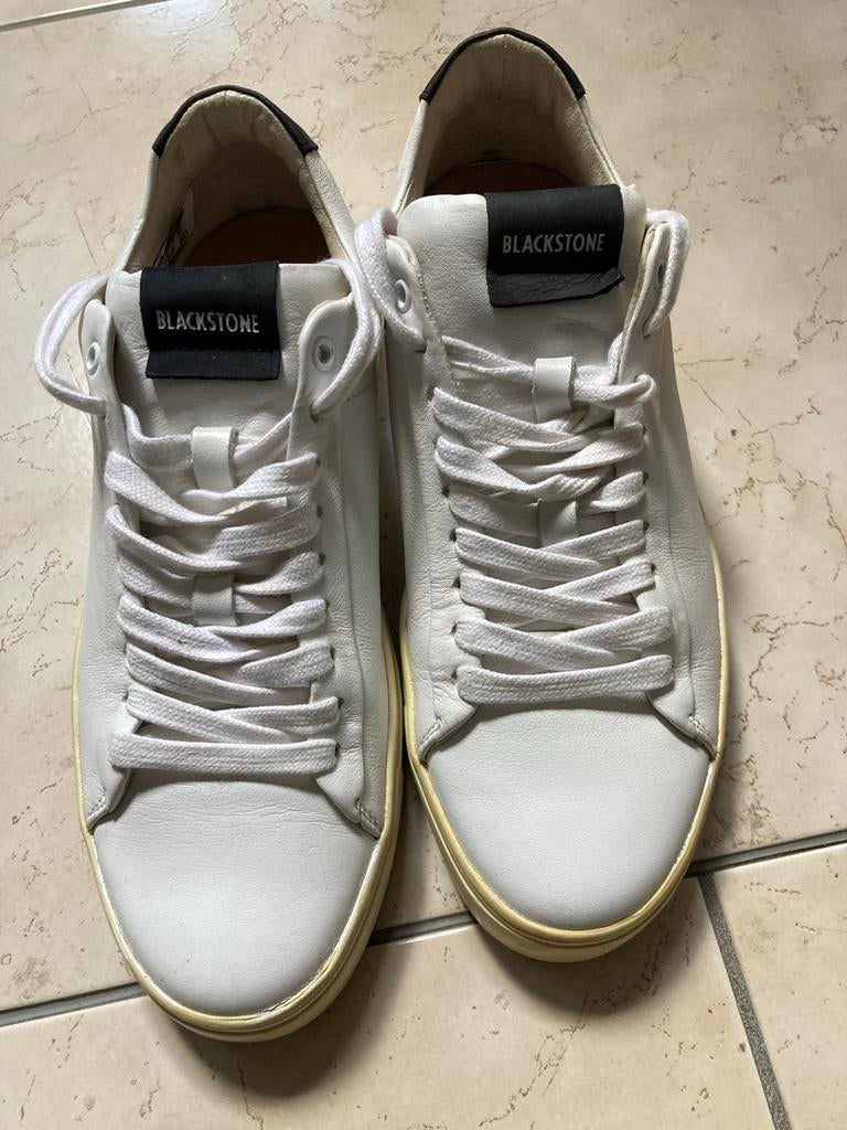 Witte Blackstone sneakers - Maat 40, Ophalen, Zo goed als nieuw, Wit, Sneakers of Gympen