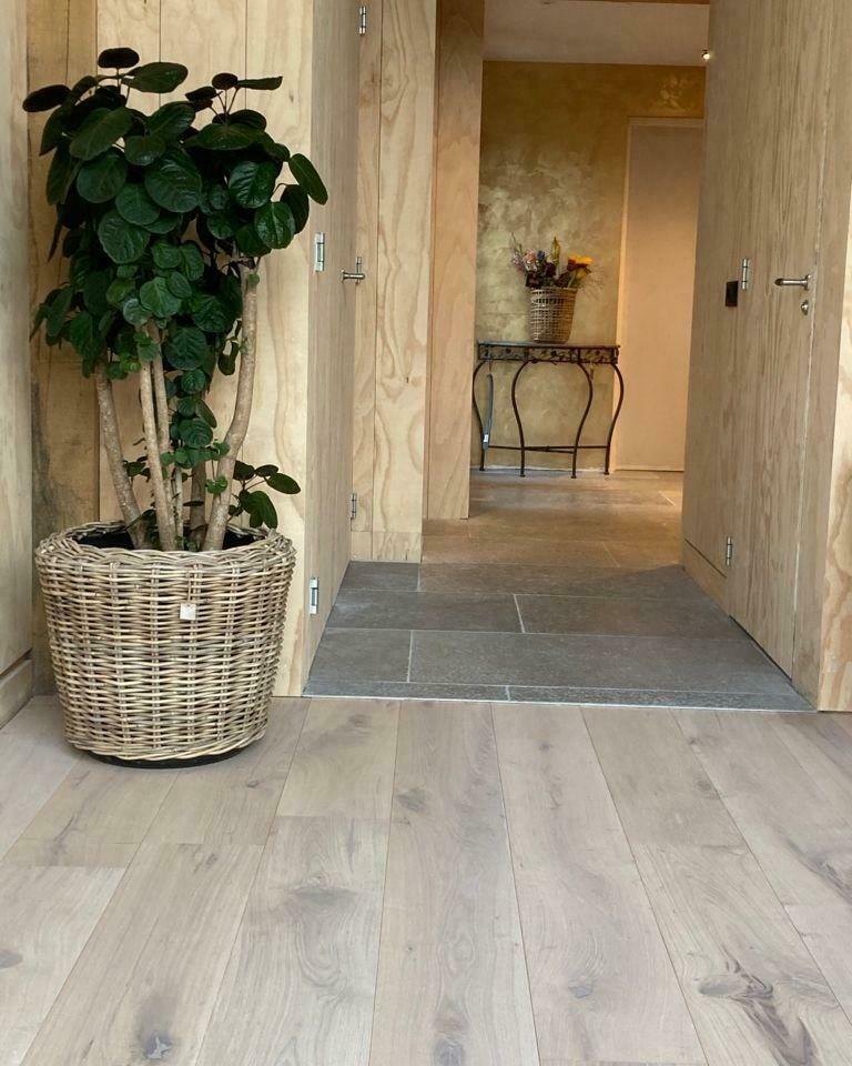 EIKEN VLOEREN HOUTEN VLOER va €22,95pm2!! Echte vloerdelen, Ophalen of Verzenden, Nieuw, 75 m² of meer, Parket