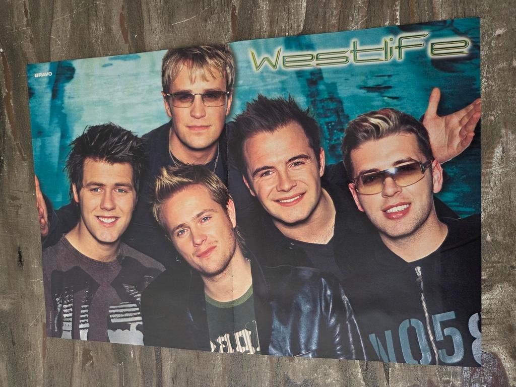 Gave Poster van de band WESTLIFE, Ophalen of Verzenden, Zo goed als nieuw, A1 t/m A3