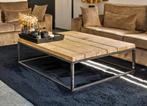 Steigerhouten Tafel 90x90 cm, Huis en Inrichting, Tafels | Salontafels, Ophalen, Gebruikt, 50 tot 75 cm, Vierkant