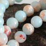 Streng Shoushan Stone edelsteen kralen Slangenhuid 6mm, Ophalen, Nieuw, Kraal