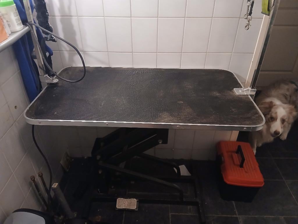 Elektrische trimtafel, Ophalen, Gebruikt