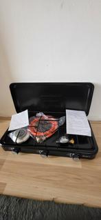 Nieuw 3-pits gasfornuis met slang en drukregelaar, Ophalen of Verzenden, Nieuw