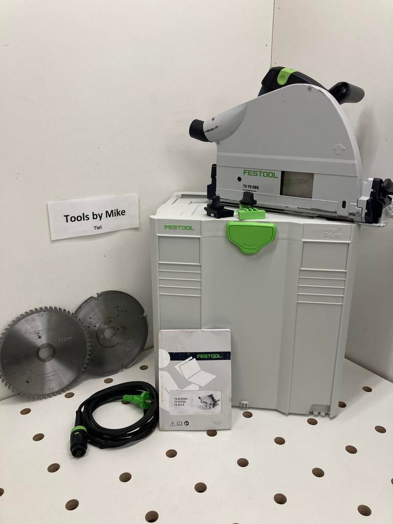 Festool ts75ebq invalzaag, Doe-het-zelf en Verbouw, Ophalen, Gebruikt, Invalzaag, 30 tot 70 mm