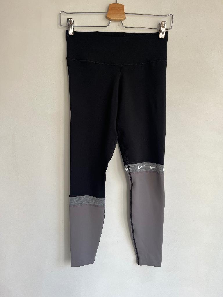 nike sportlegging zwart grijs maat s, Verzenden, Zwart, Nike, Maat 36 (S)