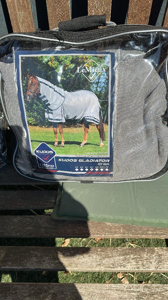 LEMIEUX VLIEGENDEKEN KUDOS GLADIATOR 190, Dieren en Toebehoren, Ophalen of Verzenden, Zo goed als nieuw, Linersysteem, Overige maten