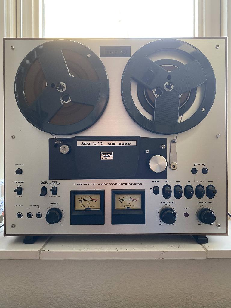 Akai GX230D, Ophalen, Bandrecorder