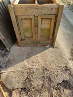 Konijnenhok voor buiten.  Gratis af te halen, Ophalen, Gebruikt, 60 tot 90 cm, Hok