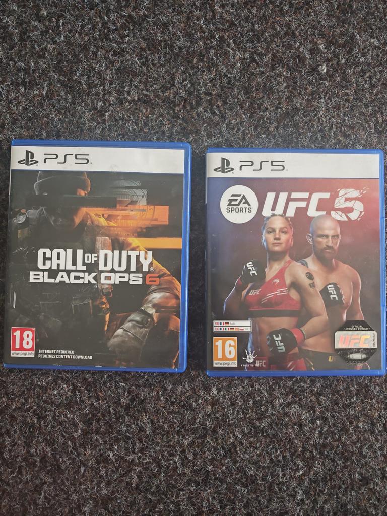 PS5 Games - Call of Duty & UFC 5, Spelcomputers en Games, Games | Sony PlayStation 5, Ophalen of Verzenden, Zo goed als nieuw