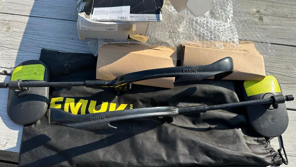 EMUK 100303 Renault caravanspiegels scenic kadjar espace, Caravans en Kamperen, Ophalen of Verzenden, Zo goed als nieuw