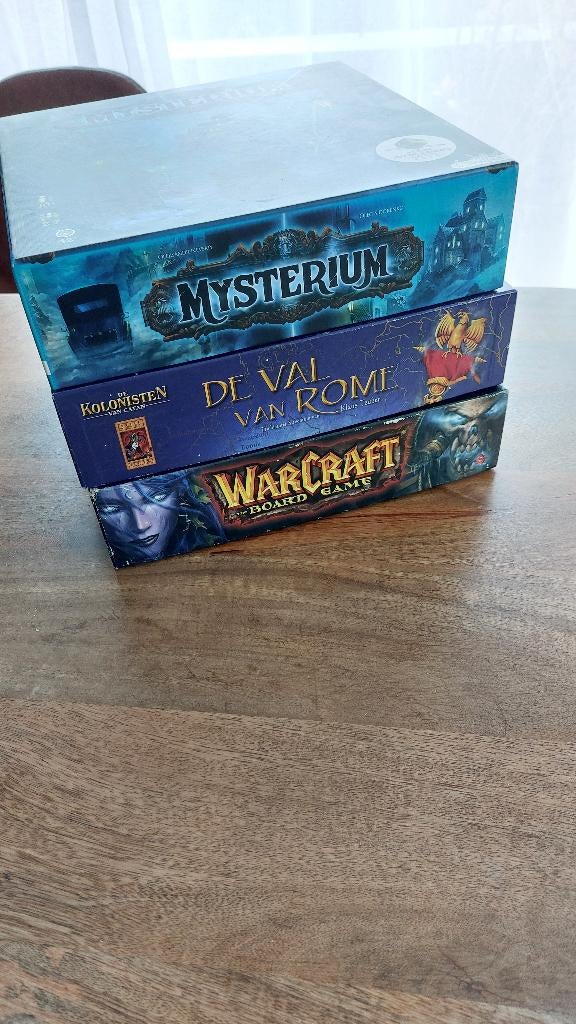 3 x bordspel, Vijf spelers of meer, Ophalen, Gebruikt