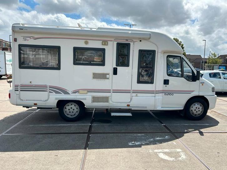 Rapido Le Randonneur 730F, Caravans en Kamperen, Campers, Particulier, tot en met 4, Half-integraal, Rapido, Fiat, Diesel, Handgeschakeld