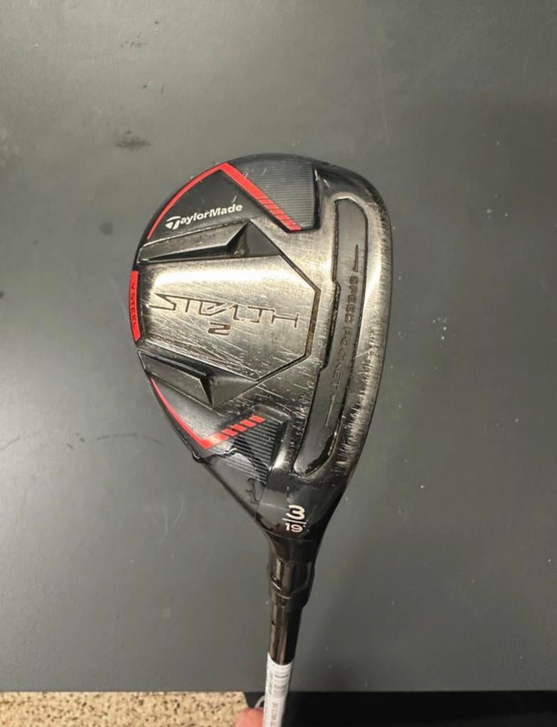 Taylormade stealth 2 3 hybrid stiff, Sport en Fitness, Golf, Ophalen of Verzenden, Zo goed als nieuw, Club
