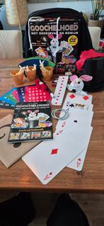 Goochelhoed met trucs - Compleet en in goede staat, Ophalen of Verzenden, Zo goed als nieuw
