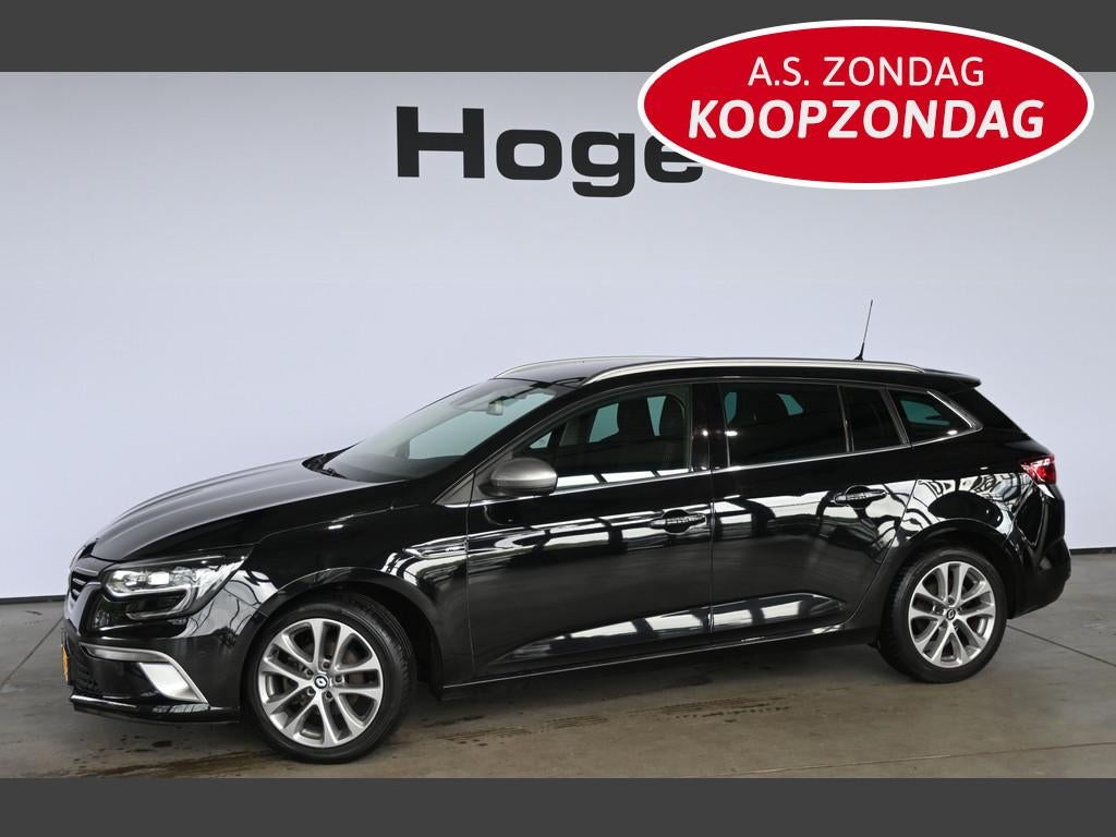 Renault Mégane Estate 1.3 TCe GT-Line Clima Navigatie Trekh, Stof, Gebruikt, 4 cilinders, Zwart