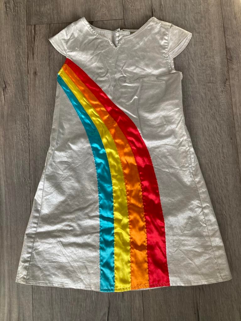 K3 jurkje maat 128 met regenboog, Ophalen, Gebruikt, Meisje, Jurk of Rok