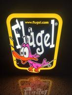 Flügel likeur verlicht reclamebord, Ophalen of Verzenden, Gebruikt, Reclamebord