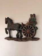 Muurdecoratie met paard en wagen, Ophalen of Verzenden, Gebruikt