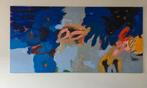 Groot origineel schilderij Henk van Vessem 100x200 cm, Ophalen of Verzenden