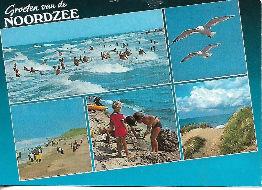 Noordzee- -5-luik., Verzamelen, Verzenden, 1980 tot heden, Gelopen, Noord-Holland