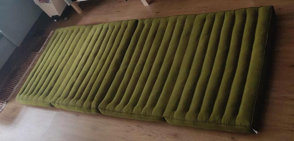 Kapok opklapmatras, Ophalen, Eenpersoons, Zo goed als nieuw, 80 cm