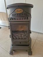 Provence Gaskachel op Wielen - Met Real Flame Effect, Ophalen, Gas, Zo goed als nieuw, Vrijstaand