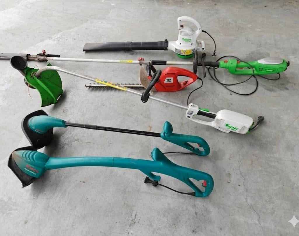 Partij Tuingereedschap (6-delig) – Merken o.a. Bosch, Viking, Tuin en Terras, Hand-tuingereedschap, Ophalen, Gebruikt