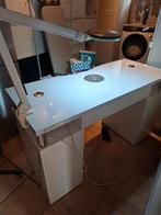 Nageltafel, Sieraden, Tassen en Uiterlijk, Uiterlijk | Cosmetica en Make-up, Ophalen, Gebruikt, Wit, Handen en Nagels