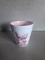 Kunststof roze mok van Angel, vriendinnetje van Stitch, Ophalen of Verzenden, Overige figuren, Nieuw, Servies