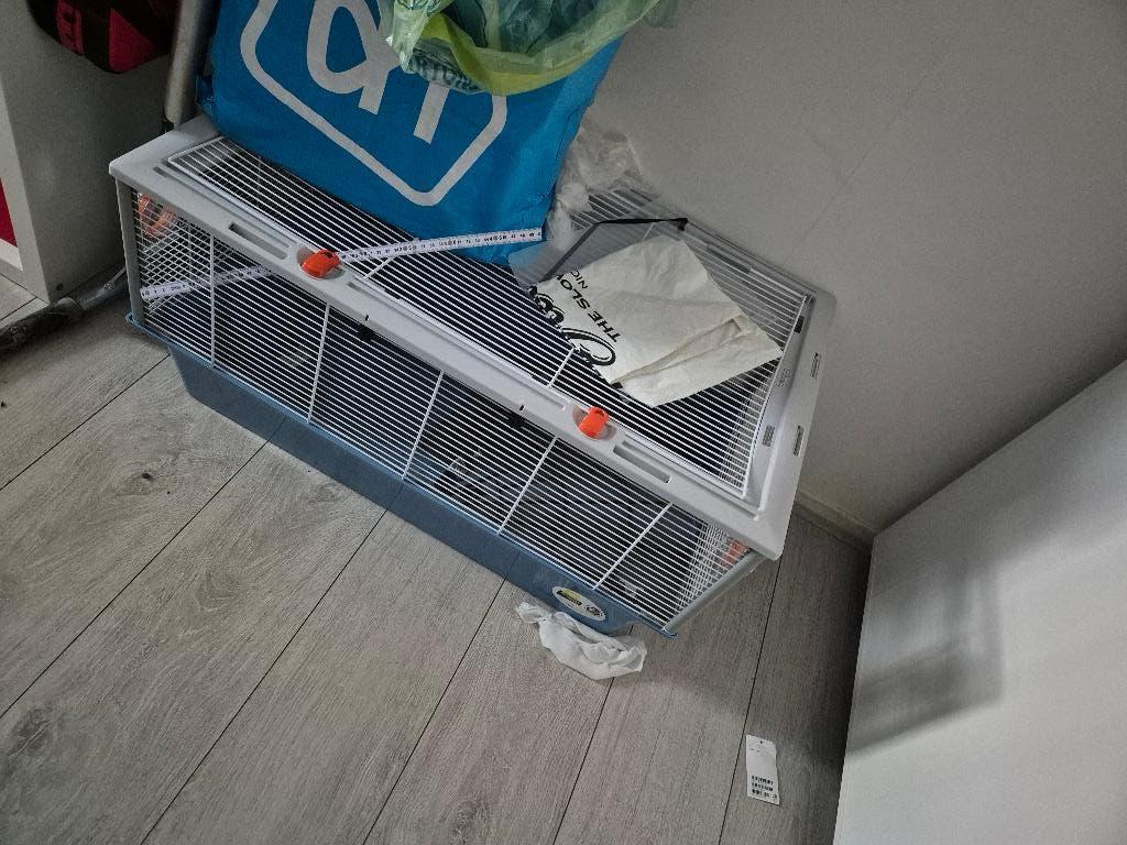 Ferplast Hamsterkooi, Dieren en Toebehoren, Knaagdieren en Konijnen | Hokken en Kooien, Kooi, Gebruikt, Hamster, 75 tot 110 cm