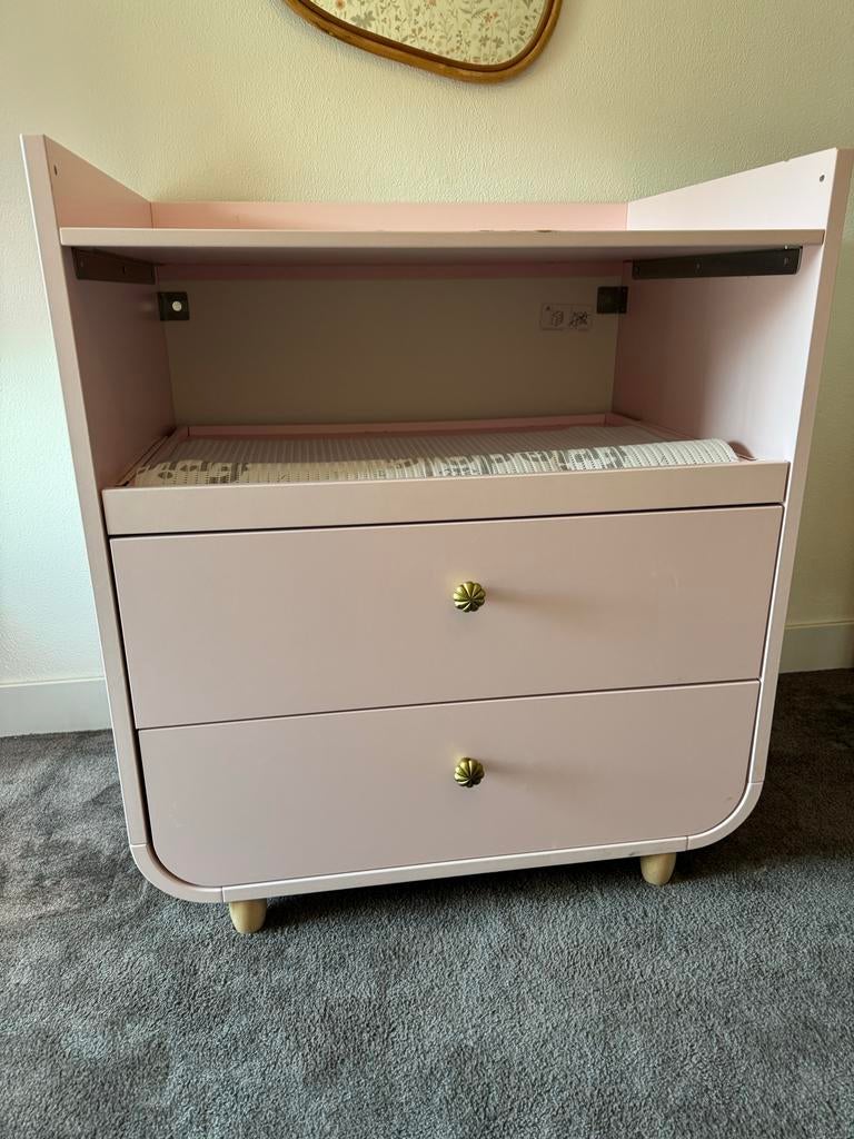 IKEA MYLLRA Commode - Roze - Gebruikt, Kinderen en Baby's, Kinderkamer | Commodes en Kasten, Ophalen, Gebruikt, 50 tot 70 cm, 75 tot 100 cm