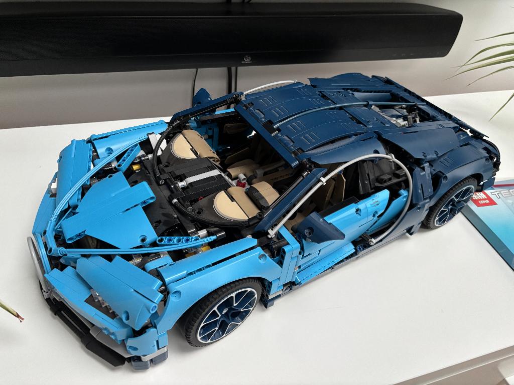 Bouwstenen Lepin Bugatti Chiron, Ophalen of Verzenden, Gebruikt, Overige merken