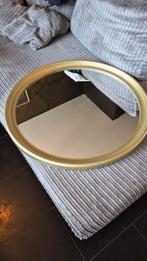 Ronde spiegel, Huis en Inrichting, Woonaccessoires | Spiegels, Ophalen, Rond, Zo goed als nieuw, Minder dan 100 cm