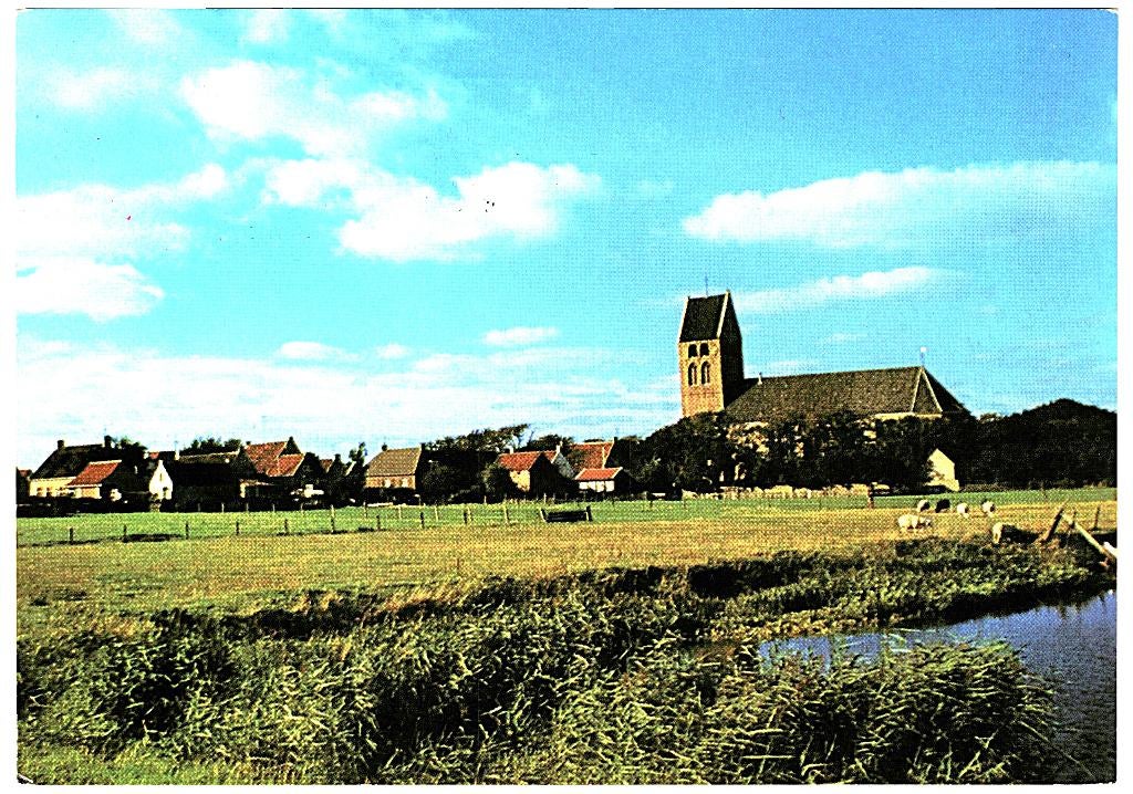 801323 Ameland Hollum 1979 Gelopen met postzegel
